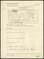 Applicant: Kallas, Alexander; born 8.8.1905 in Oradea (Romania) ; married.