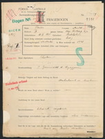 Applicant: Feuer, Arnold; born 10.3.1921 in Stockholm (Sweden); single.
