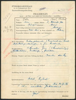 Applicant: Grün, Kurd; born 17.10.1915 in Vienna (Austria); single.