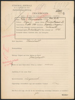 Applicant: Heumader, Ella; born 7.10.1897 in Szeged (Hungary); married.