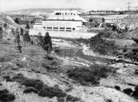 בית הטורבינות במפעל החשמל נהריים