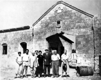 יצחק בן צבי ורחל ינאית אשתו בביקור בסג'רה