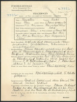 Applicant: Kapeller, Rickl; born 21.8.1904 in Husiatyn; single.
