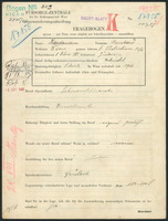 Applicant: Kardemann, Bernhard; born 1.2.1881 in Juskowin; married.