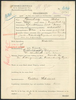 Applicant: Günsberg, Akiba; born 20.1.1915 in Trieste (Italy); married.