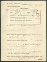 Applicant: Gunst, Paul; born 28.5.1901 in Teplice (Czech Republic); married.