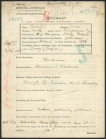 Applicant: Gurewitsch, Sprinze; born 11.12.1888 in Brody (Lʹvivsʹka oblastʹ, Ukraine); divorced.