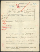 Applicant: Gutstein, Meilech; born 22.8.1902 in Kozłów (Ukraine); married.
