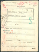 Applicant: Heller, Josef; born 9.8.1892 in Tarnow; married.