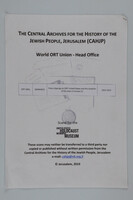 Press clippings on ORT United States and the situation of the Jews in Europe (1).