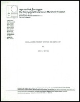A Lecture Transcript - 'Eshkol-Wachman Movement Notation and Kinetic Art'.