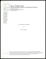 A Lecture Summary - 'The Perception of Movement'.