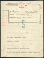 Applicant: Herschau, Karoline; born 22.5.1875 in Jihlava (Czech Republic); widowed.