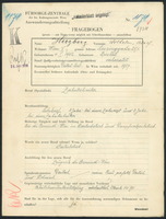 Applicant: Herzberg, Wilhelm Adolf; born 4.1.1902 in Wrocław (Poland); married.