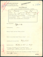 Applicant: Horowitz, Josef; born 22.6.1899 in Lʹviv (Ukraine); married.
