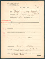 Applicant: Horvath, Margarethe; born 20.11.1896 in Mellek (Slovakia); married.