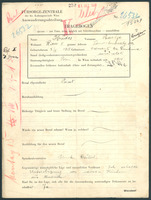 Applicant: Hudes, Psachje; born 3.3.1858 in Odmęt (Poland); married.