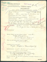 Applicant: Korn, Tobias (Tewel); born 15.1.1887 in Batum (Georgia); married.