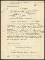 Applicant: Schirok, Grete; born 1919 in Steyr (Austria); single.
