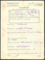 Applicant: Kornel, Ludwig; born 24.6.1889 in Vienna (Austria); single.