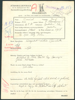 Applicant: Imich, Josef; born 16.2.1883 in Częstochowa (Poland); divorced.