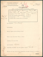 Applicant: Inwald Geb. Basel, Kamilla; born 10.3.1874 in Polua; widowed.