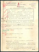 Applicant: Mayer, Fritz; born 19.2.1883 in Frankfurt am Main (Germany); married.