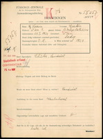 Applicant: Kovacs, Gaston; born 24.1.1924 in Vienna (Austria); single.