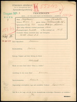Applicant: Krakauer, Charlote; born 21.7.1863 in Wolintze, Mälereu; widowed.