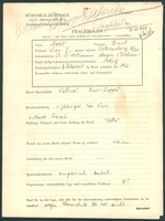 Applicant: Meer, Ernst; born 27.6.1919 in Meran (Italy); single.