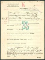 Applicant: Mekler, Berla; born 20.9.1905 in Rustschuk (Bulgaria); married.