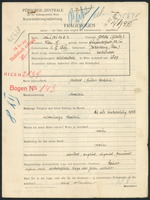 Applicant: Lipiner, Golde Gisela; born 1.6.1890 in Jezerzany (Ukraine); married.
