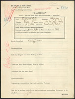 Applicant: Lipschutz, Koppel; born 24.9.1889 in Szczucin (Poland); married.