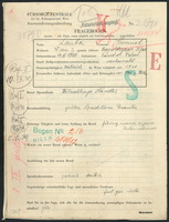 Applicant: Lauber, Samuel; born 14.6.1900 in Tarnów (Województwo Małopolskie, Poland); married.