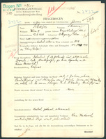 Applicant: Scherzer, Samson; born 12.10.1888 in Ottynia (Ukraine); married.