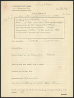 Applicant: Laufer, Eisig Ernst; born 20.6.1907 in Tarnobrzeg (Poland); single.