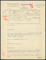 Applicant: Littmann, Julius; born 4.12.1886 in Bucharest (Romania); married.