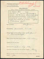 Applicant: Löbl, Jakob; born 14.6.1878 in Lackenbach (Austria); married.