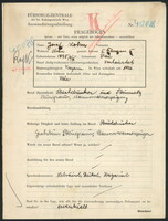 Applicant: Kohn, Josef; born 4.12.1895 in Vac; married.
