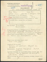 Applicant: Kohn, Lea; born 12.12.1914 in Vienna (Austria); single.