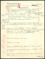 Applicant: Neuman, Alexander; born 14.2.1900 in Vienna (Austria); single.