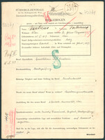 Applicant: Neuhaus, Juliane; born 25.2.1919 in Vienna (Austria); single.