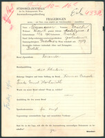 Applicant: Neumann, Erich; born 25.6.1903 in Bielitz; divorced.