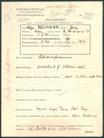 Applicant: Neumann, Georg; born 21.10.1910 in Vienna (Austria); single.