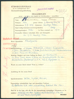 Applicant: Neumann, Irene; born 7.10.1909 in L'viv (Ukraine); single.