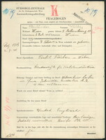 Applicant: Oberländer, Walter; born 8.7.1915 in Vienna (Austria); single.