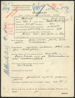 Applicant: Obständer, Josef; born 19.5.1895 in Vienna (Austria); married.