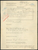 Applicant: Osterer, Jonas; born 7.9.1890 in Rohizna (Vinnyt︠s︡ʹka oblastʹ, Ukraine); married.