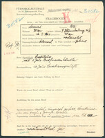 Applicant: Neumark, Otto; born 16.1.1901 in Vienna (Austria); married.
