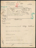 Applicant: Padwa, Henoch Ber; born 17.8.1908 in Busk (Ukraine); married.